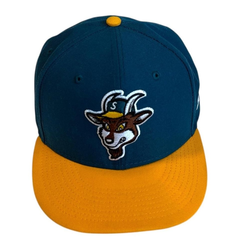 Supreme Goat New Era Fitted Cap Hat 7 1/2 Oakland A's Grey Brim